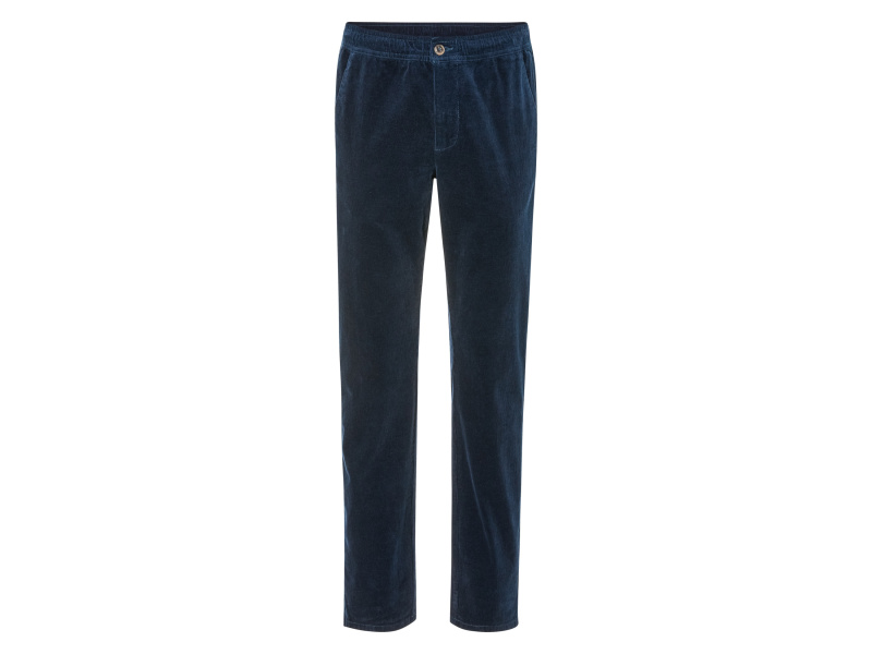 Livergy® Pánské manšestrové kalhoty (M (48/50), modrá)