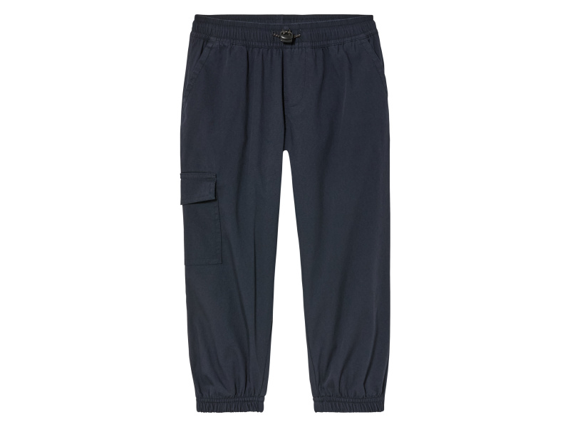 lupilu® Chlapecké termo cargo kalhoty (122/128, navy modrá)