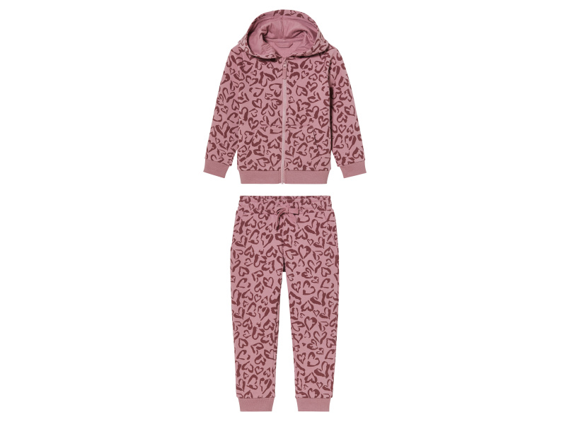 lupilu® Dívčí tepláková souprava, 2dílná (110/116, růžová)