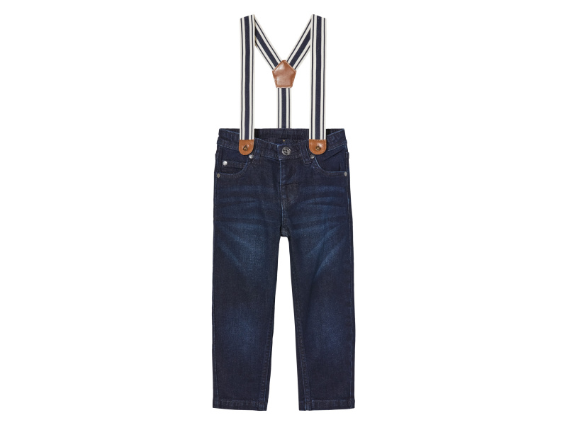 lupilu® Chlapecké džíny "Slim Fit" (128, tmavě modrá)