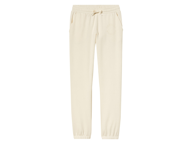 pepperts!® Dívčí tepláky (158/164, bílá)