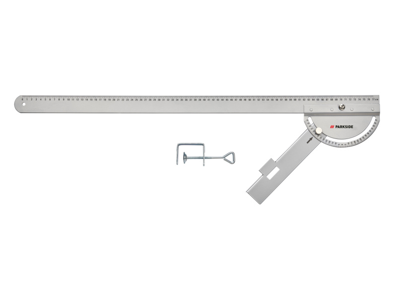 Parkside® Značkovací vodováha / Pomůcka na hmoždinky / Sada úhelníků / Pomůcka na řezání úhlů (univerzální vodicí lišta)