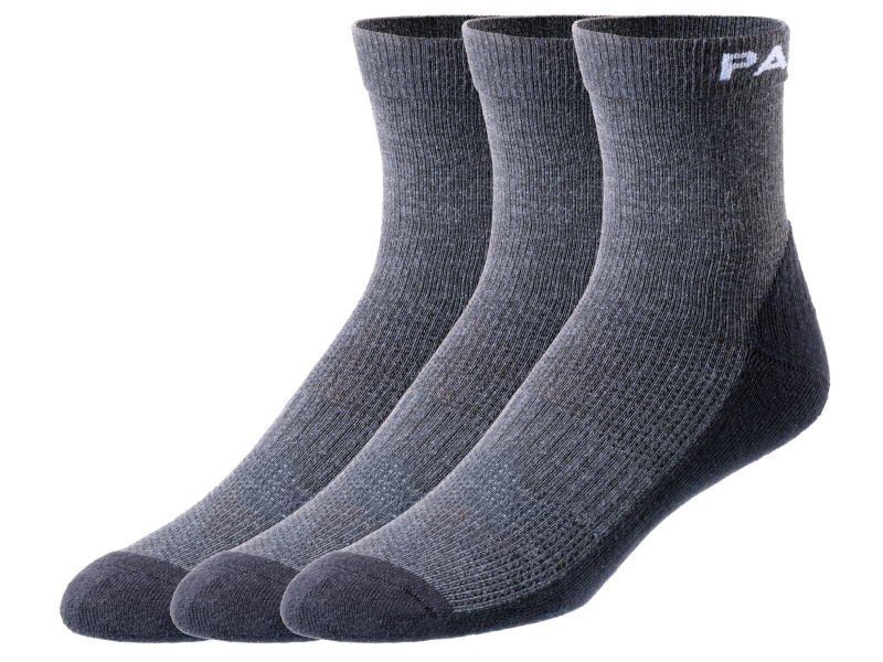 Parkside® Pánské pracovní ponožky, 3 páry (39/42, šedá)