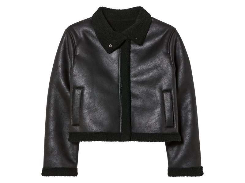 pepperts!® Dívčí bunda "Biker" (128, černá)