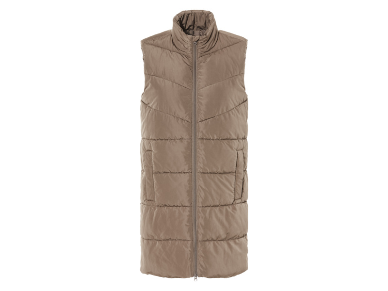 esmara® Dámská dlouhá vesta (S (36/38), hnědá)