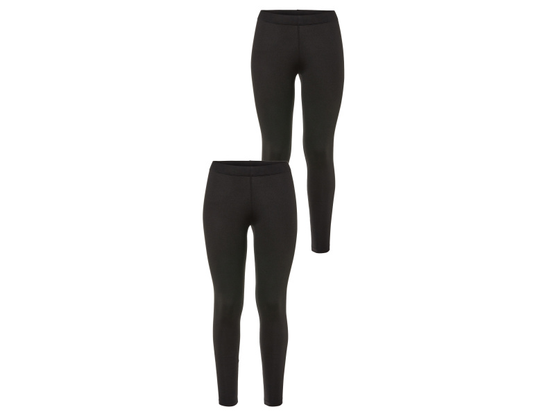 esmara® Dámské legíny, 2 kusy (Xs(32/34), černá)
