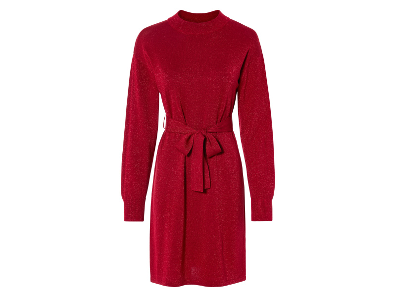 esmara® Dámské úpletové šaty (XS (32/34), červená)