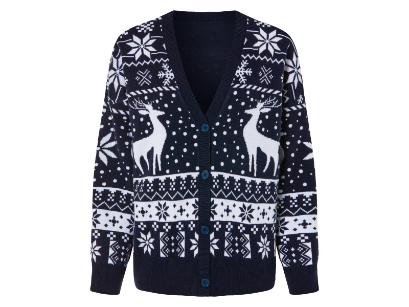 esmara® Dámský vánoční kardigan (S (36/38), navy modrá)