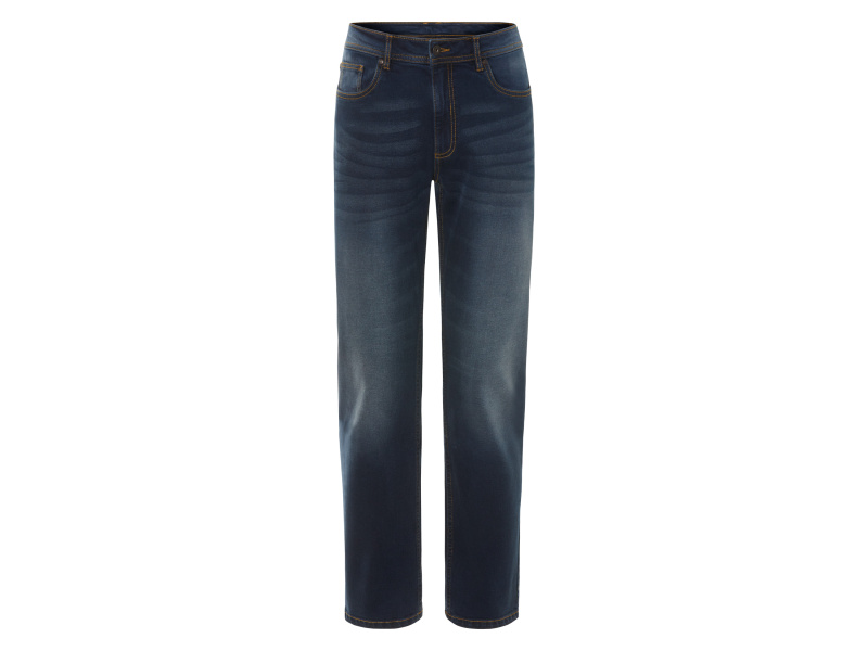 Livergy® Pánské džíny "Straight Fit" (52 (36/32), tmavě modrá)