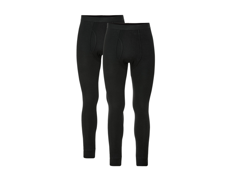 Livergy® Pánské spodní kalhoty (S, černá)