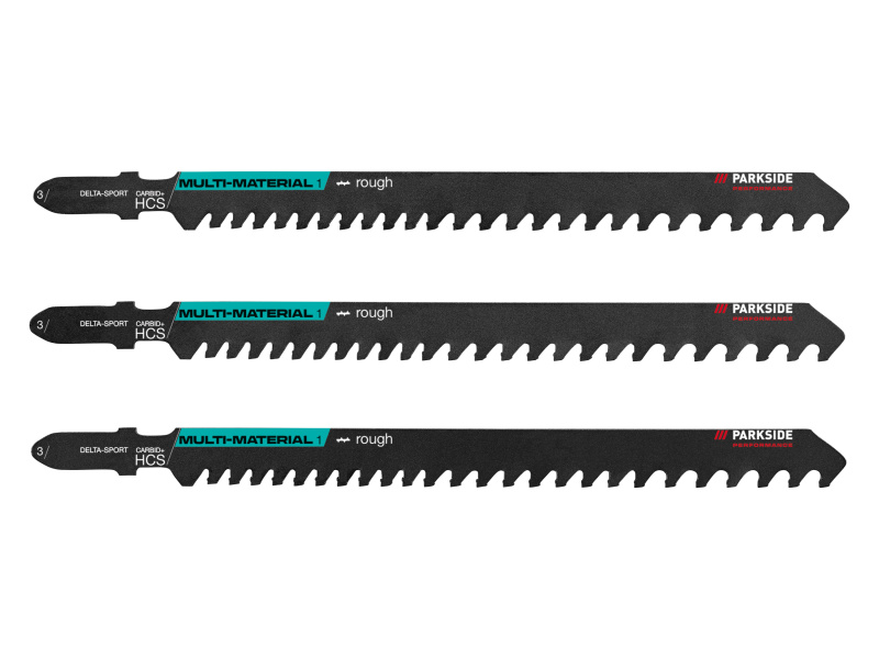 Parkside Performance® Sada pilových listů pro přímočarou pilu Ppstz 3 A1 (univerzální, 3dílná sada)