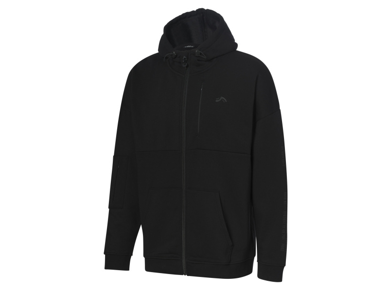 Crivit Pánská mikina (XL (56/58), kapuce/černá)