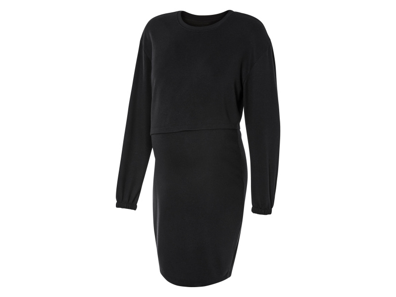 esmara® Dámské těhotenské šaty (XL (48/50), černá)
