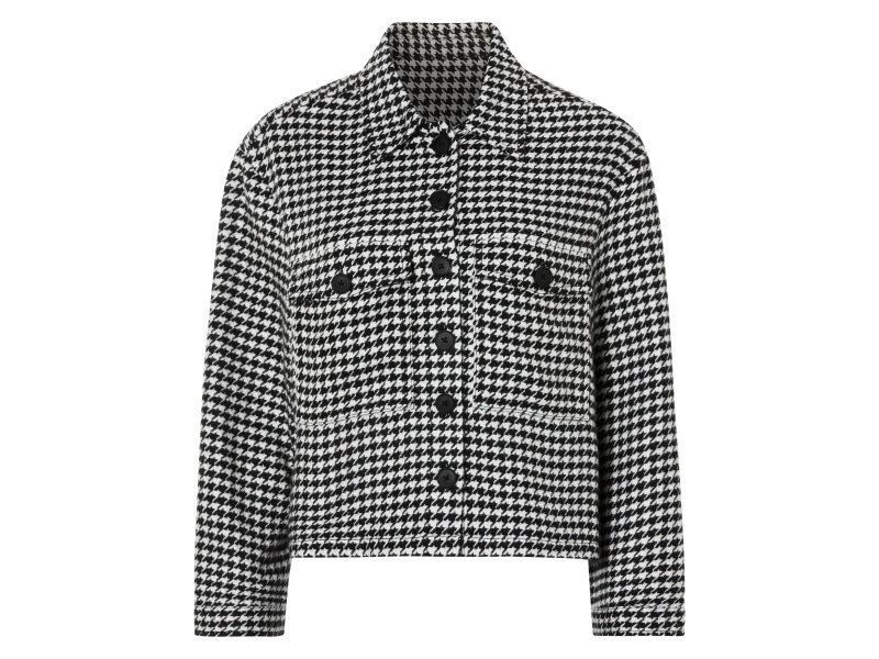 esmara® Dámská bunda (Xs(32/34), černá/bílá)