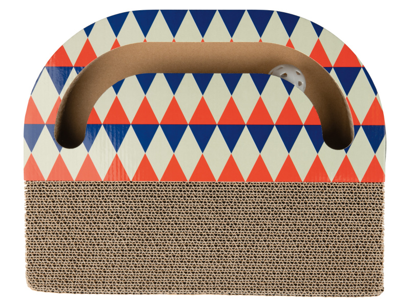 zoofari® Škrabací deska / koberec pro kočky (škrabací deska hranatá)