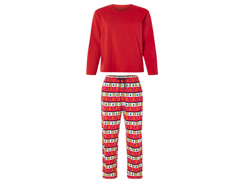 Pánské pyžamo Lidl (Xl(56/58), červená)
