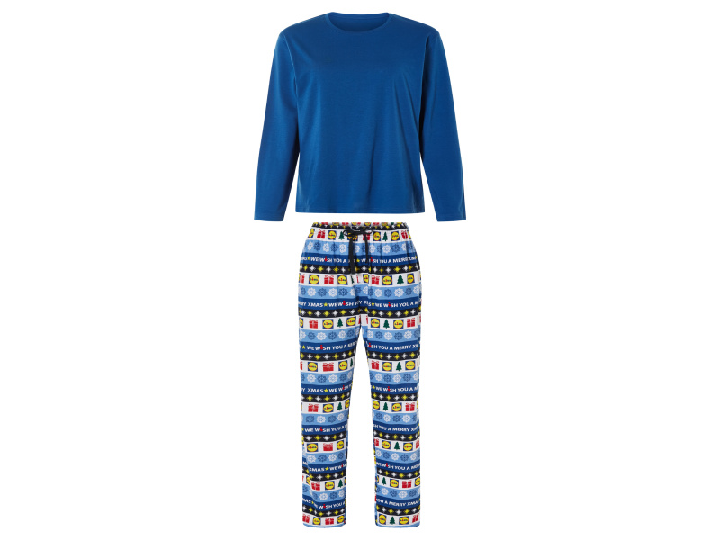 Pánské pyžamo Lidl (Xxl(60/62), navy modrá)