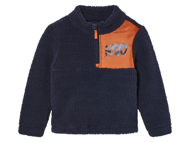 lupilu® Chlapecká fleecová mikina (122/128, navy modrá)