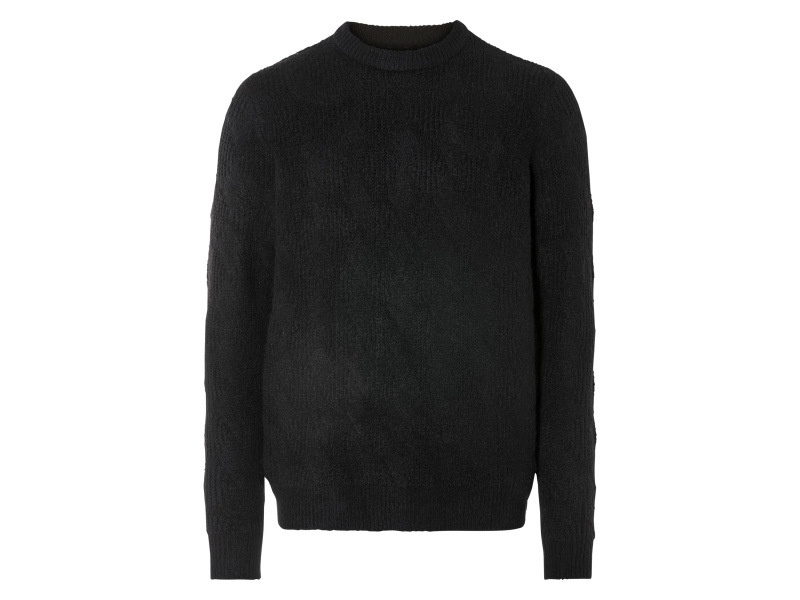 Livergy® Pánský pletený svetr (černá, XXL (60/62))