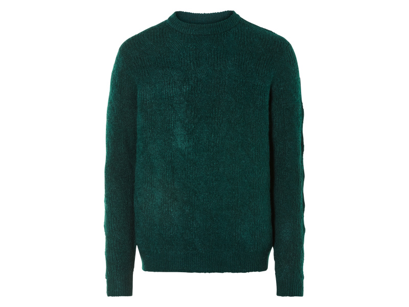 Livergy® Pánský pletený svetr (zelená, S (44/46))