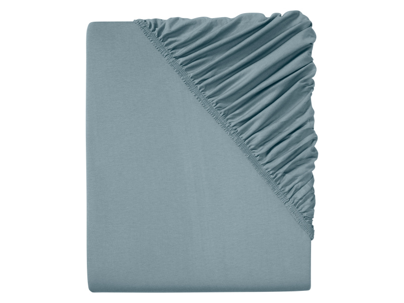 Livarno home Dětské žerzejové napínací prostěradlo s BIO bavlnou, 60-70 x 120-140 cm, 2 kusy (modrá)