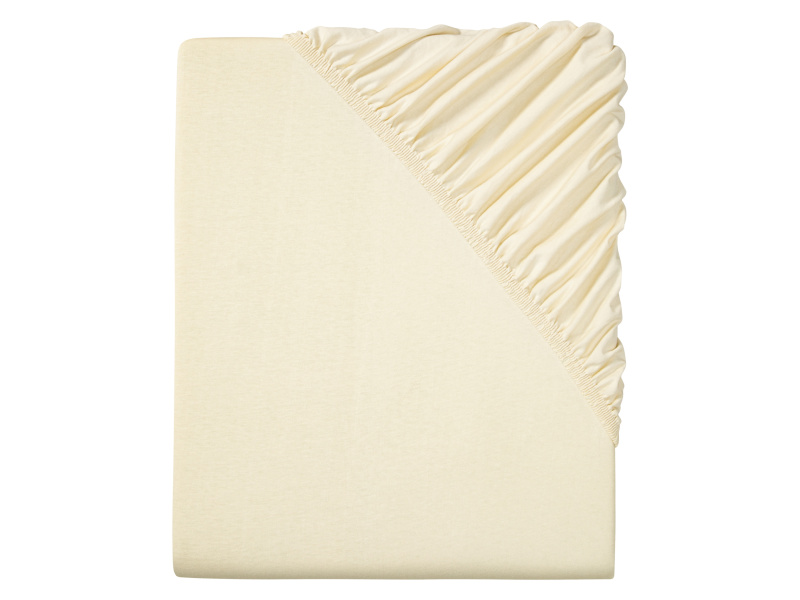 Livarno home Dětské žerzejové napínací prostěradlo s BIO bavlnou, 60-70 x 120-140 cm, 2 kusy (béžová)