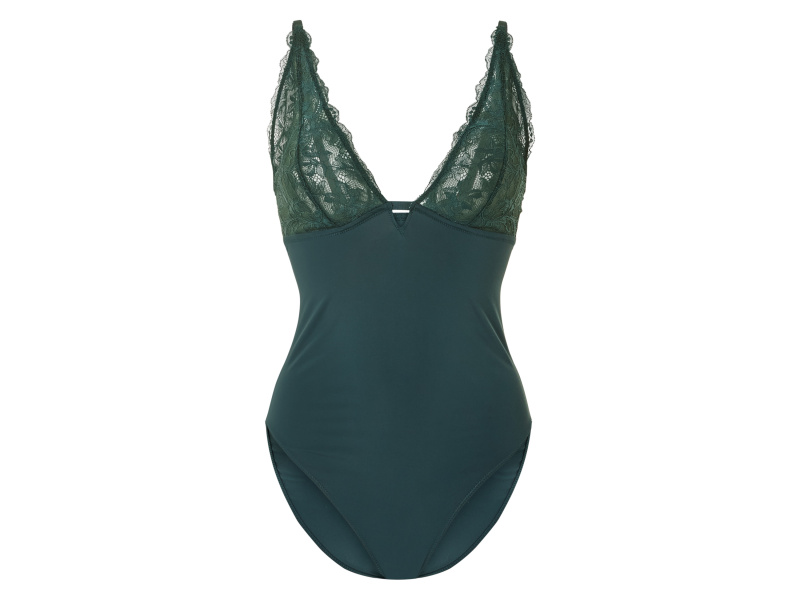 esmara® Dámské body s krajkou (S(36/38), zelená)