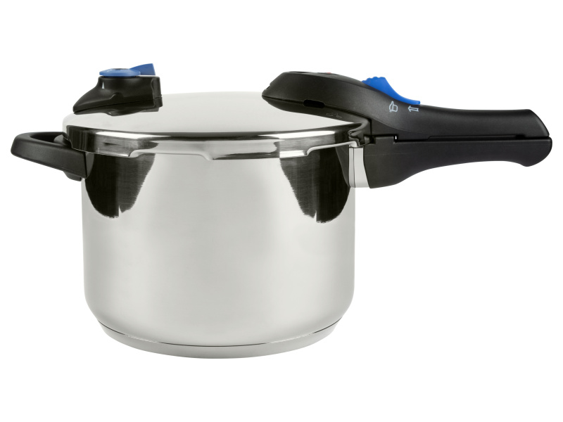 Livarno home Tlakový hrnec z nerezové oceli, Ø 22 cm, 6l