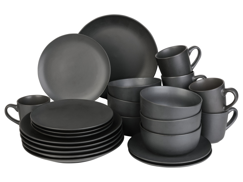 Livarno home Sada nádobí (černá)