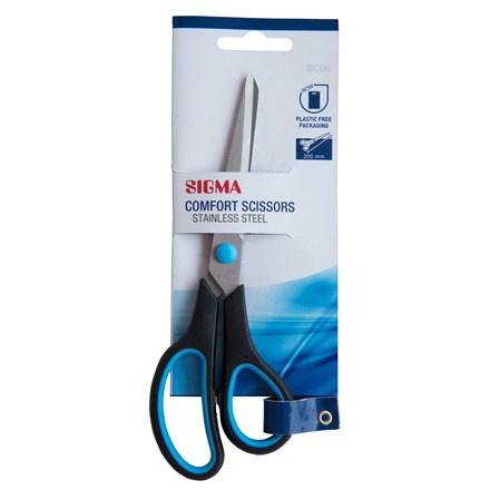 SIGMA Nůžky Soft Grip 20 cm 1 ks