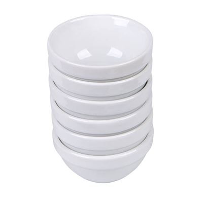 METRO PROFESSIONAL Miska 7,5 cm VILO porcelán bílá 6 ks