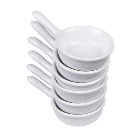 METRO PROFESSIONAL Miska pánev VILO porcelán bílá 6 ks