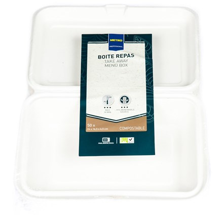 METRO PROFESSIONAL Menubox s víkem Takeaway 50 ks