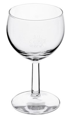 aro Sklenice na víno s cejchem BALLON CE 100 ml 12 ks