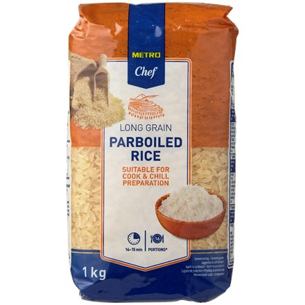 METRO Chef Parboiled Rýže dlouhozrnná 1 kg