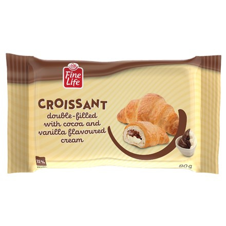 Fine Life Croissant cocca - vanilla 80 g