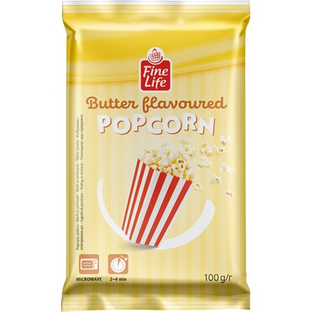 Fine Life Popcorn máslový 100 g