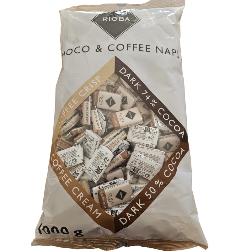 RIOBA Mini čokolády káva mix 1 kg