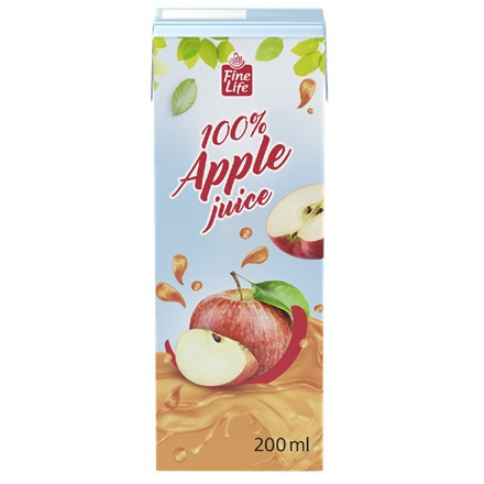 Fine Life jablko 100% 27 x 200 ml