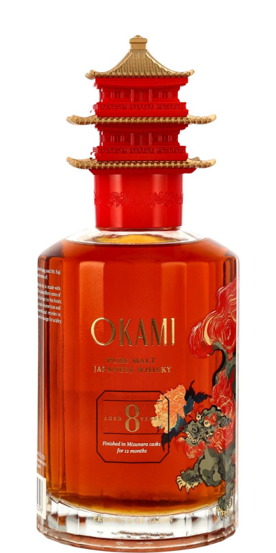 Okami 8 yo Pure Malt 40% 0,7l