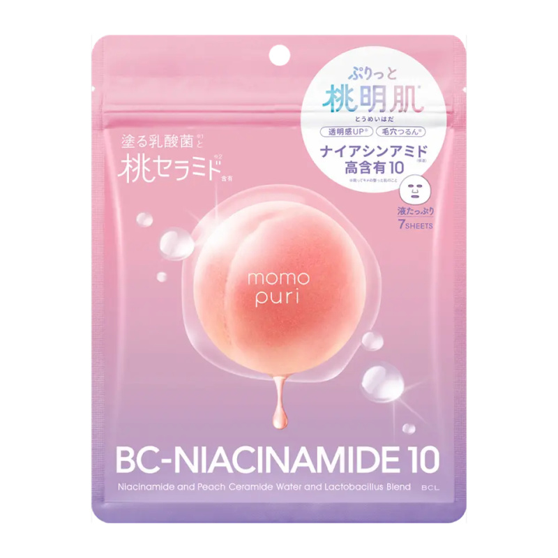 BCL Momopuri Hydratační pleťové masky Moist Barrier Serum 7 ks 7 ks