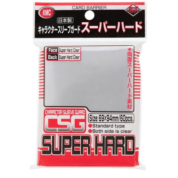 KMC Standard Sleeves - Character Sleeve Guard Super Hard (60 obalů)