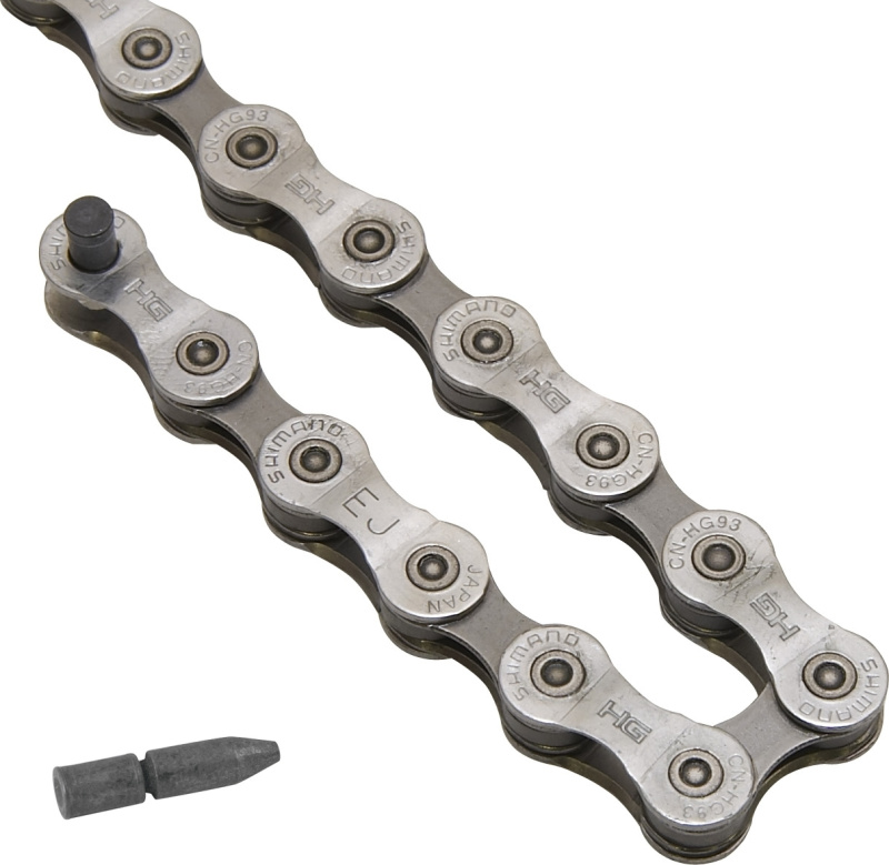 SHIMANO řetěz SH CNHG93 stříbrný balený+čep  9k