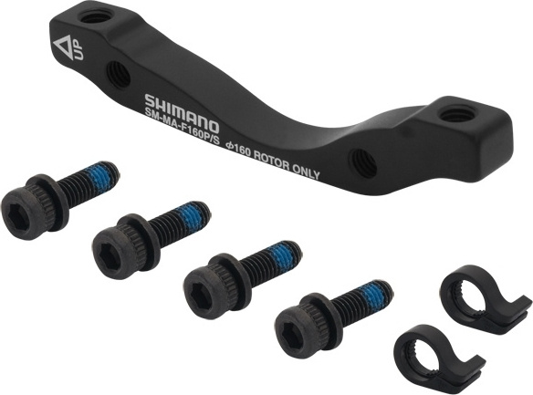 adaptér přední SHIMANO POST/ STAND 160mm, černý