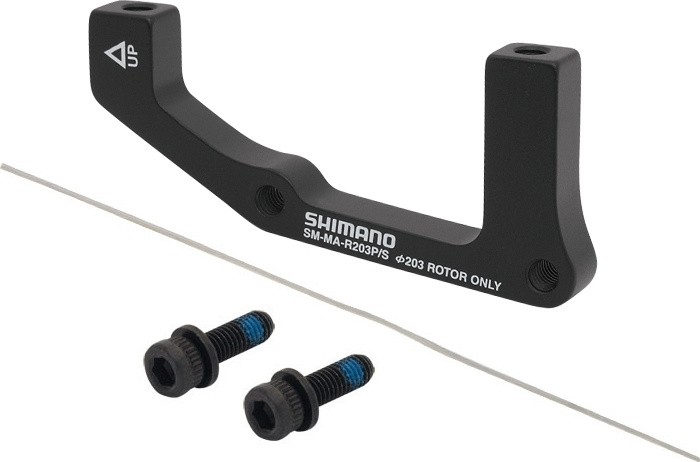 adaptér zadní SHIMANO POST/ STAND 203mm, černý