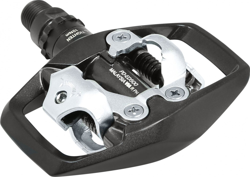 SHIMANO pedály SPD PD-ED500 černé + zarážky