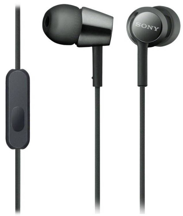 SONY sluchátka MDR-EX155AP, černé