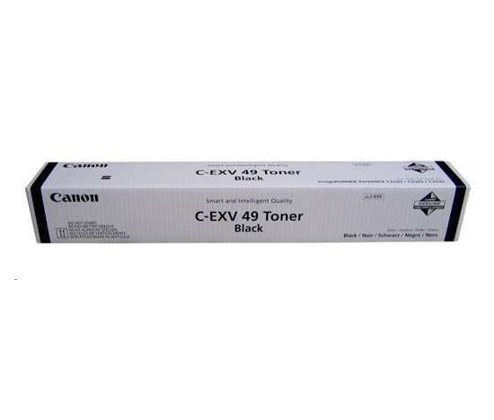 Toner Canon C-EXV49BK, černá