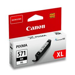 Kazeta inkoustová CANON CLI-571XL BK, černá