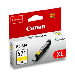 Kazeta inkoustová CANON CLI-571XL Y, žlutá